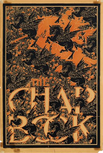 WILLIAM H. BRADLEY (1868-1962). THE CHAP BOOK. Group of 3 posters. 1895. Each approximately 20x14 inches, 52x35 cm.